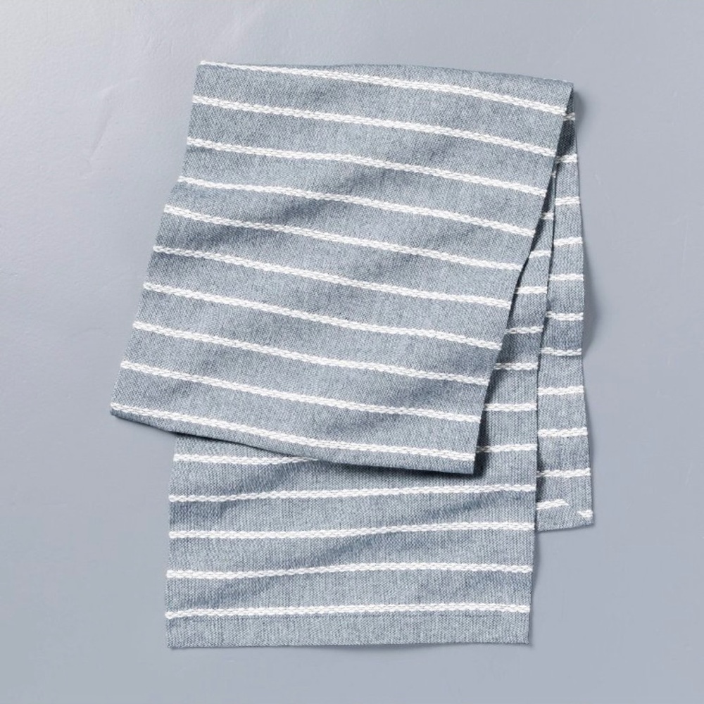 NEW Hearth & Hand Dobby rib knit Table Runner 6 ft - Picture 5 of 9